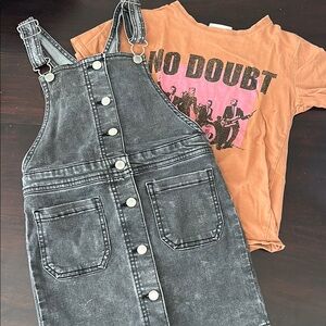 Art Class denim jumper & Tee